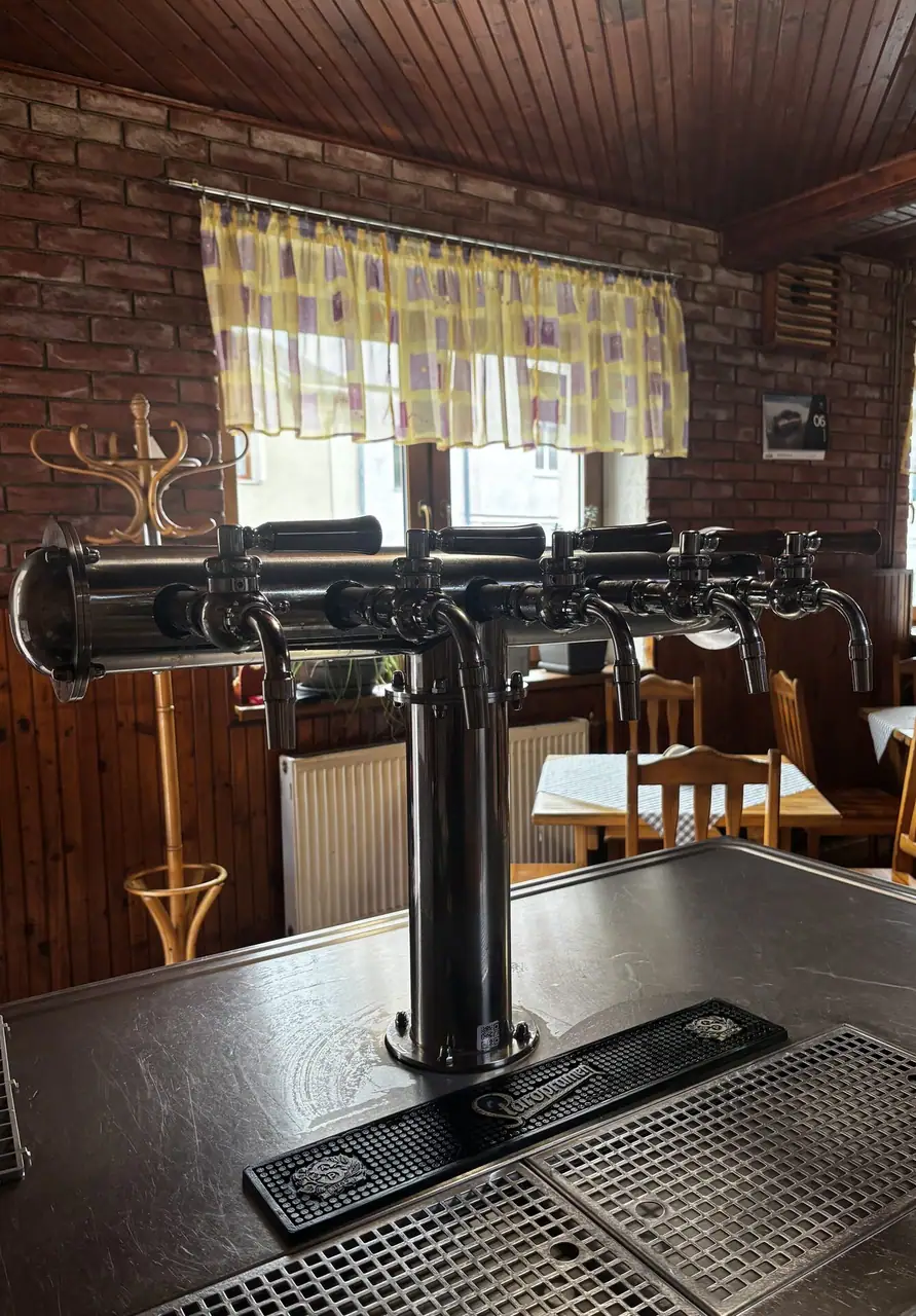 Čepované pivo v restauraci U Václava